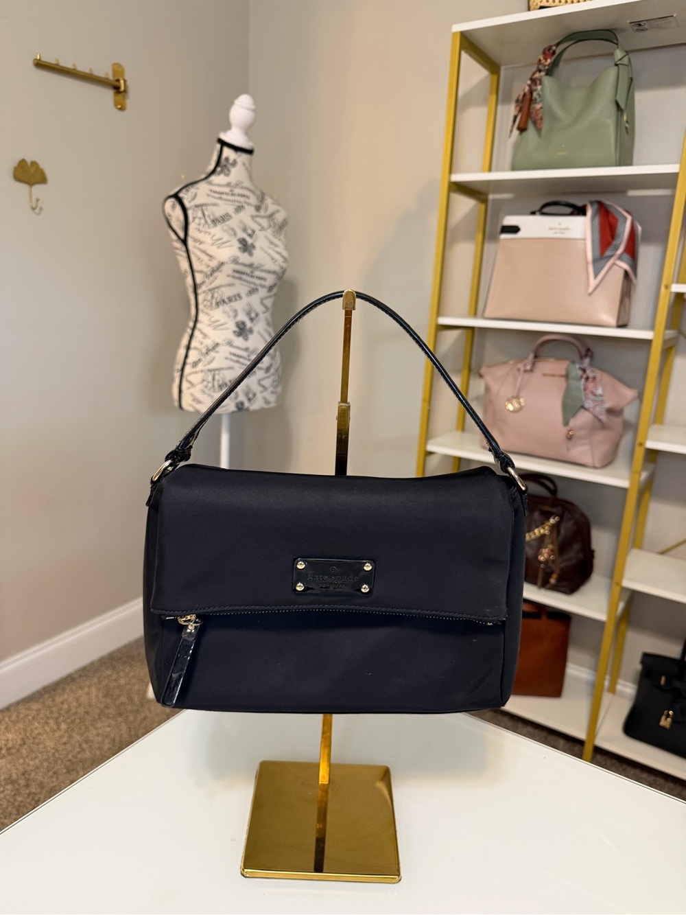 Kate Spade Wilson Road Miri Black Top-Handle Shoulder Bag